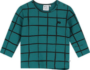 Gulf Coast Grid Long Sleeve Baby T-shirt