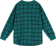 Gulf Coast Grid Relaxed Fit Sweater