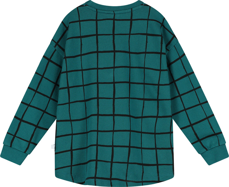 Gulf Coast Grid Relaxed Fit Sweater