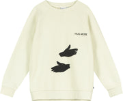 Natural 'Hug More' Raglan Sweater