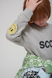 Grey Melange Relaxed Fit 'Scout' Sweater