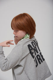 Grey Melange 'Adventure' Zip Jacket