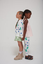 Club Olive Green Frill Shorts
