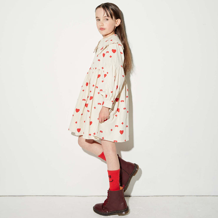 Natural Hearts + Masks Margo Frill Collar Dress