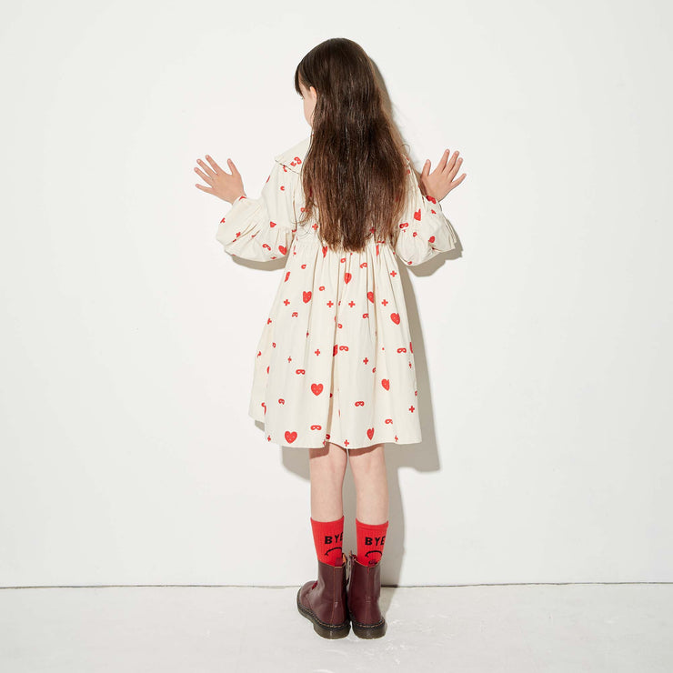 Natural Hearts + Masks Margo Frill Collar Dress