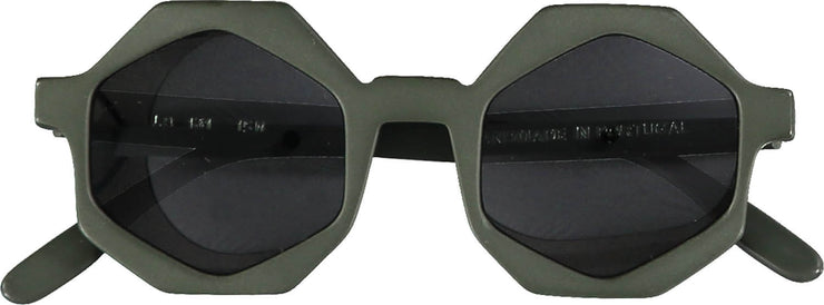 Moss Hexagonal Sunglasses