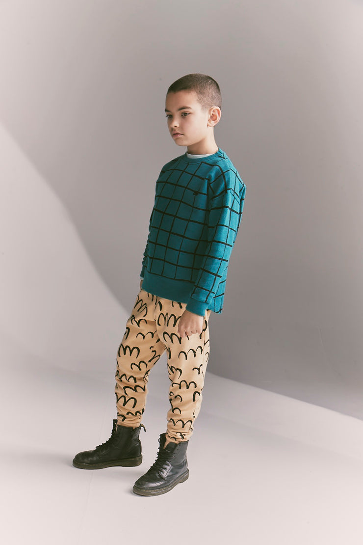 Gulf Coast Grid Relaxed Fit Sweater