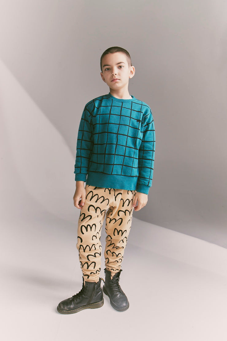 Gulf Coast Grid Relaxed Fit Sweater
