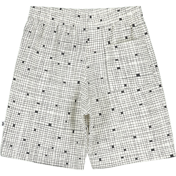 Natural Grid Shorts