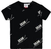 Black 'Draw' Baby T-Shirt