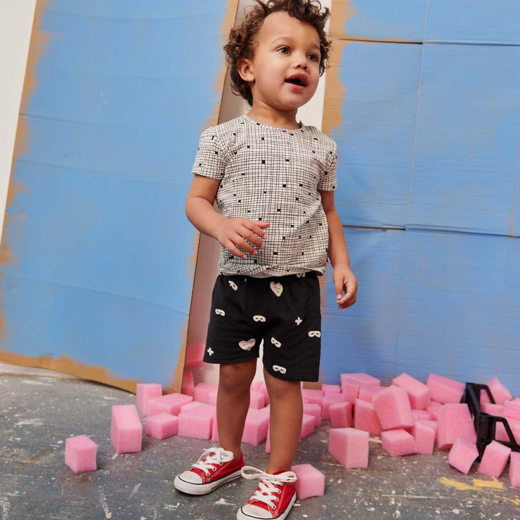Natural Grid Baby T-Shirt