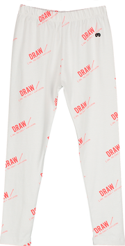 Quiet Grey 'Draw' Leggings