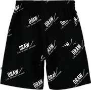 Black 'Draw' Shorts