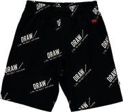 Black 'Draw' Shorts